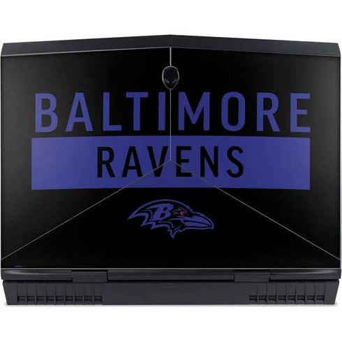 NFL Baltimore Ravens Black Performance Series Dell Alienware Skin